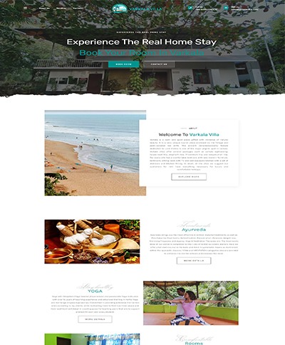 Website developed for varkalavilla